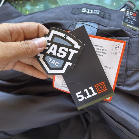 5.11 fast tac cargo pants In Charcoal Size 44x32 $65 - Picture 4 of 6